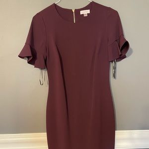 Calvin Klein purple dress